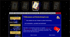 Desktop Screenshot of hochzeitstag24.com